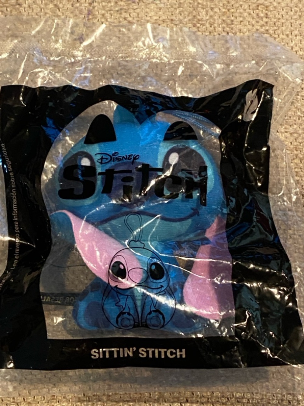 Disney Stitch 2022 McDonald’s {#7: Sittin Stitch} Mini Plushie NWT